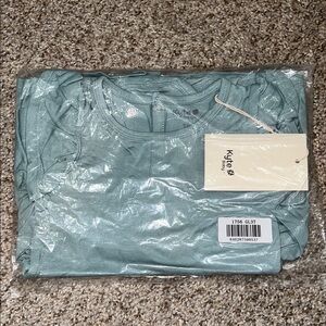 NWT Kyte Baby Long Sleeve Twirl Bodysuit Dress in Glacier